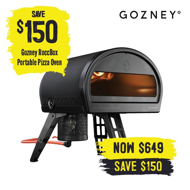 Now $649 Save $150 Gozney Roccbox Portable Pizza Oven | Shop Now